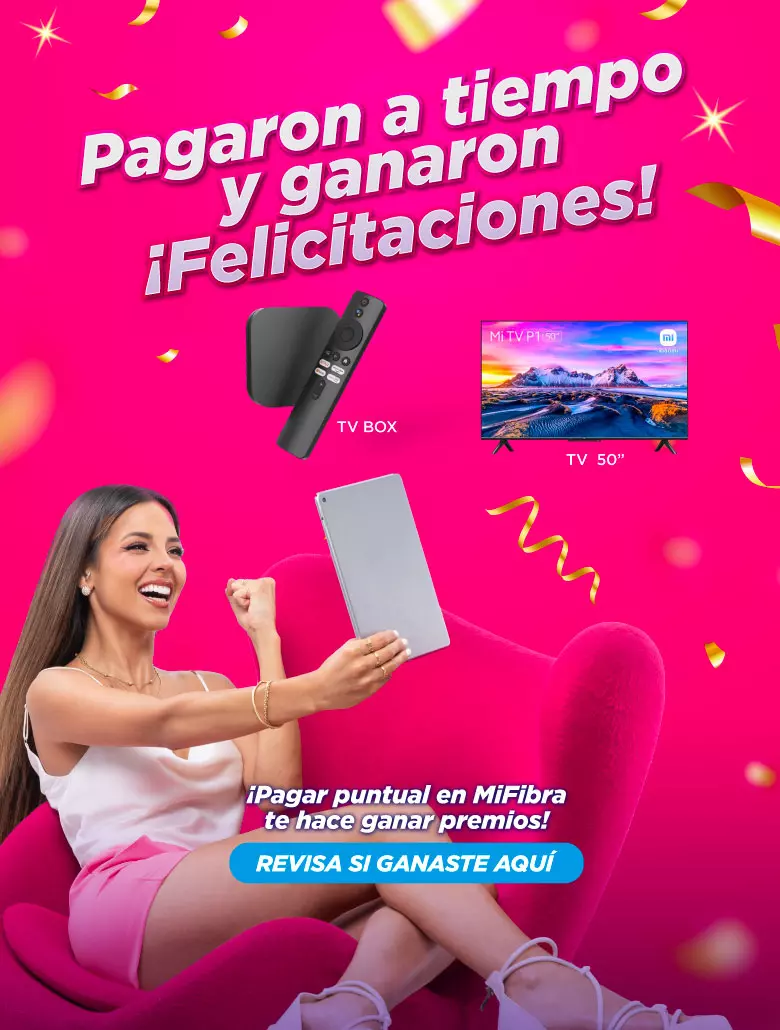 Pagaron a tiempo y ganaron ¡felicitaciones!