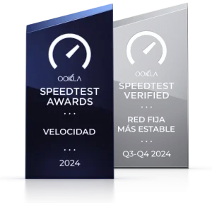 Internet más rápido de Perú y el más estable de Latinoamérica. Premio Ookla Speedtest Awards