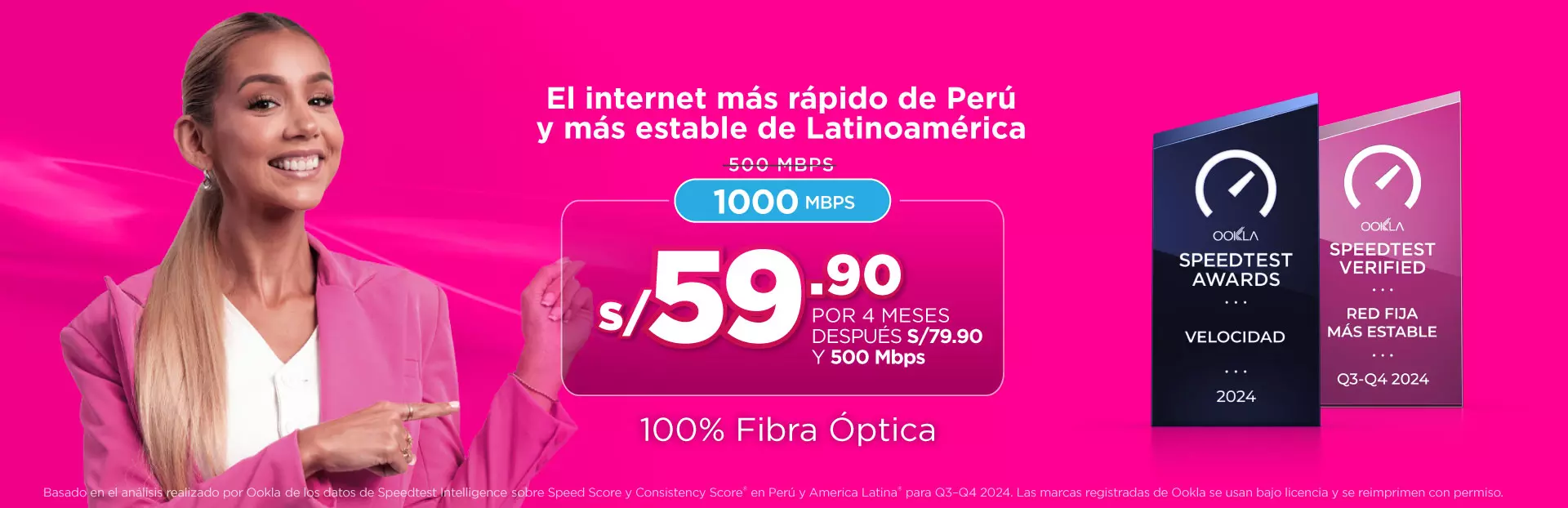 El internet más rápido de Perú y más estable de Latinoamérica